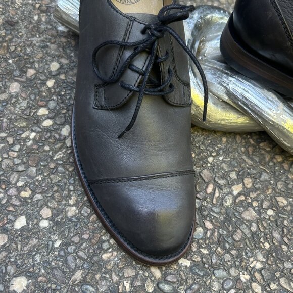 Sutro San Francisco Hand Crafted Goodyear Welts Gray Oxford Shoes Size 8.5 D - Picture 12 of 13